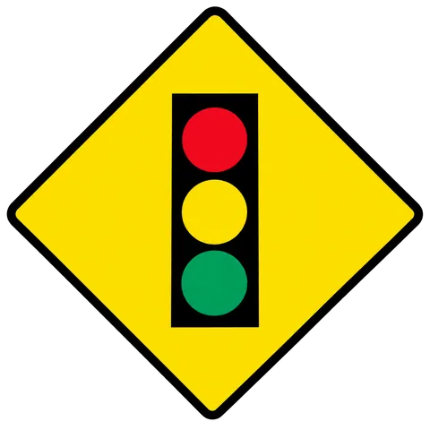 Traffic lights ahead